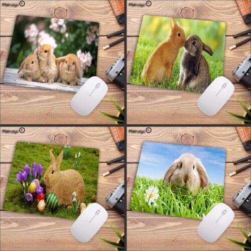 Mairuige 2018 Cute Animals New Rabbit High Speed Gaming Mousepad Size for 180*220 200*250 250*290 Large Gaming Size Mouse Pad