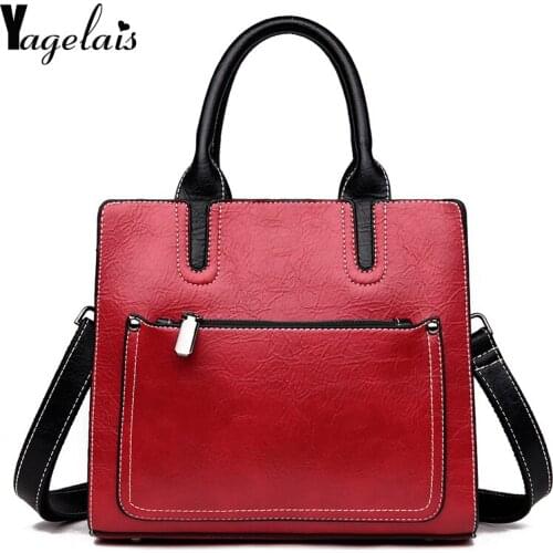 Fashion Solid Women Casual Single Shoulder Bags Soft Leather Handbag Crossbody High quality Simple Design Zipper Closer Tote