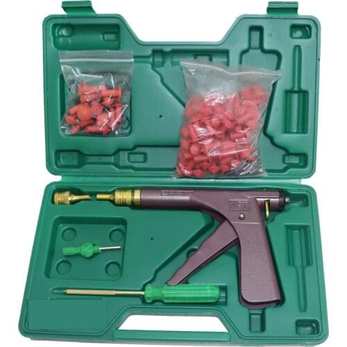 Car motorcycle bicycle emergency heavy tubeless tire puncture professional repair kit tire repair tool belt 85 rubber bullets