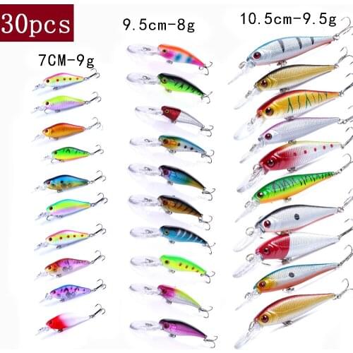 Fishing Set Wobblers Fishing Lure Set Minnow Trolling Artificial Bait Bionic Fish Big Wobbler Deep water Hard Lure