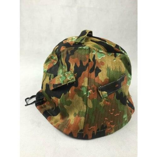 WWII GERMAN ELITE LEIBERMUSTER CAMO M35 REVERSIBLE HELMET COVER CLASSICAL REPRO OUTDOOR MILITARY CAP