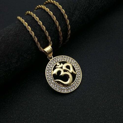 NEW Arabic men Women stainless steel Gold-color Muslim Islamic God Allah Charm Pendant Necklace Jewelry Ramadan Gift Chain