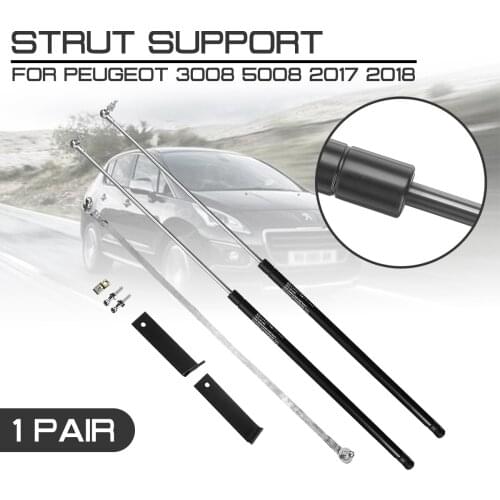Car Interior Front Engine Cover Bonnet Hood Shock Lift Struts Bar Support Rod Arm Gas Spring For Peugeot 3008 5008 2017-2018