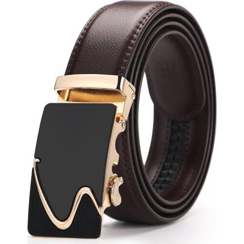 Hot Selling Men Belt Fashion Pu Alloy Automatic Buckle Belt Business Affairs Casual Decoration Mens Belts Mens Belts Luxury