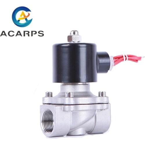 24v 110v 220v 12v 1/2 inch Solenoid Valve Stainless Steel Direct Acting Normally Closed