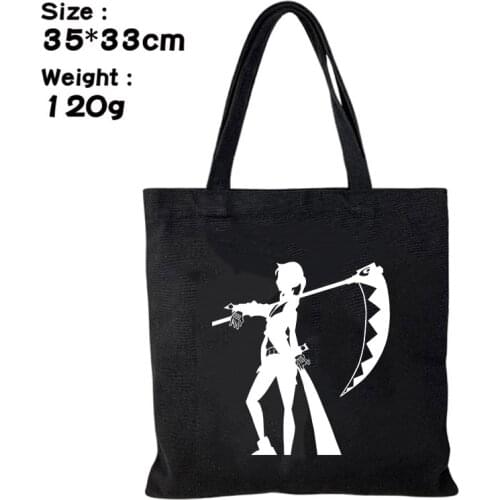 New Anime Soul Eater Students Kids Shoulder Tutorial Bags Shopping Tote Bags for Men Women Portable Canvas Satchel Handbags