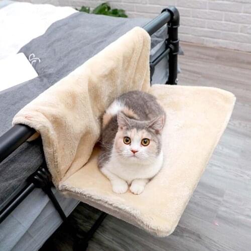 Warm Winter Universal Window Sill Cat Hanging Bed Kennel Soft Plush Fluffy Cushion Washable Dog Puppy Bed Household Pet Supplies