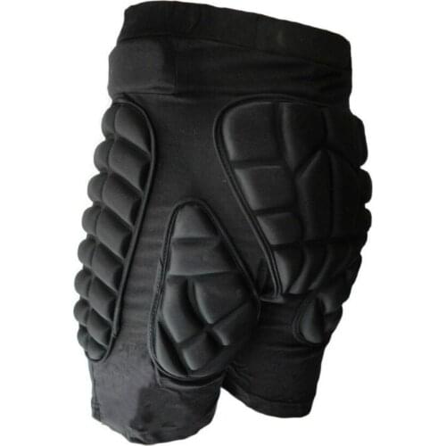 Outdoor Sports Black Protective Hip Padded Shorts Snow Skate Snowboard Skiing Riding Pants Botton Protection Protector Gear