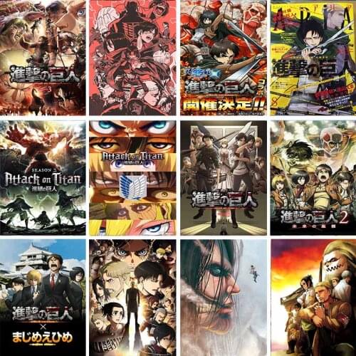 Attack on Titan Japanese Anime Levi Rivaille Rival Ackerman Wall Art Canvas Painting Posters Print Wall Pictures Home Decoration