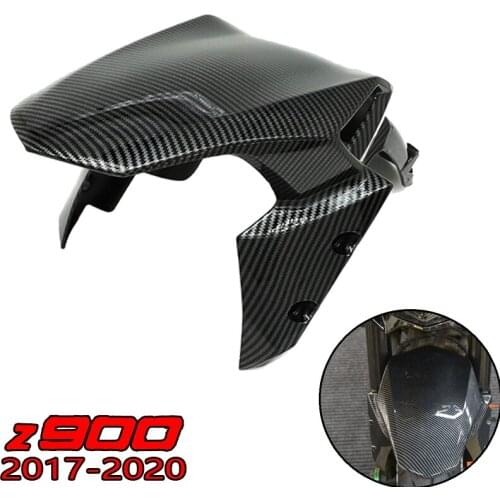 For Kawasaki Z900 2017 2018 2019 2020 Motorcycle Parts Carbon Fiber Front Tire Fender Splash Guard Front Wing Guard Fairing
