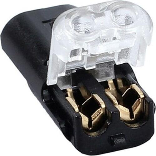 10Pcs 12V Wire Cable Snap Plug In Connector Terminal Connections Joiners for Car Auto SDF-SHIP