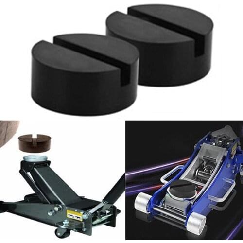 2pcs Jack Stand Premium Automobile Jacking Point Pad Practical Floor Jack Pad Maintenance Jacking Pad Adapter Rubber Frame Rail