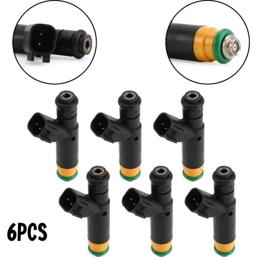 Artudatech 6PCS Fuel Injectors YR3E-A4A Fit For Ford F-150 Mustang 00-04 3.8L 4.2L Car Accessories