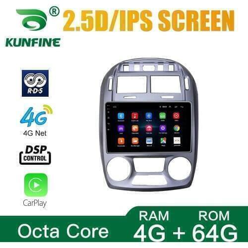 Car Radio For KIA Cerato 2005-2006 AT Android Core Octa 10.0 Car DVD GPS Navigation Player Deckless Car Stereo Headunit