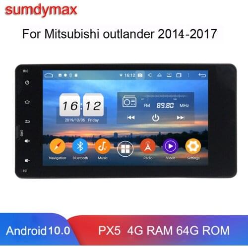 Octa core android 10 car radio for MITSUBISHI outlander PAJERO 2013-2019 car multimedia gps navi player audio stereo Carplay