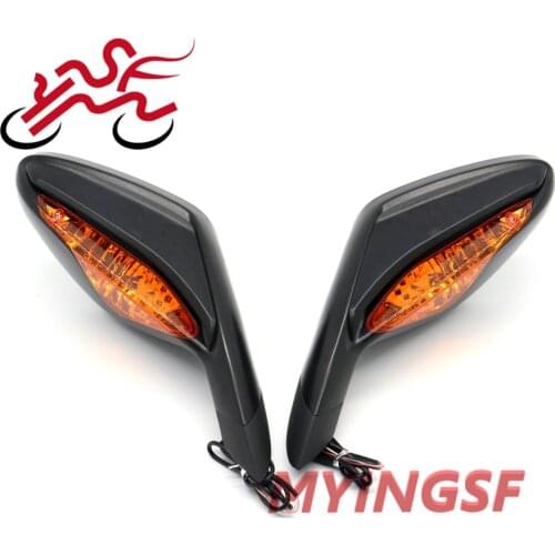 For MV Agusta F3 800/675 2012-2018 Side Rearview Mirrors with Indicator Motorcycle Accessories Rear View Mirror Turn Signal