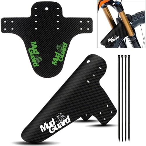 Color Mountain Bike Fenders Ass Saver Mud Guard Carbon Fiber Front Rear MTB Road Mudguard Cycling Accessories Wings for Bicycle