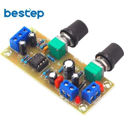 DC 10-24V Subwoofer Amplifier Preamp Board Subwoofer 22Hz-300Hz Frequency Filter Plate For Diy Kit