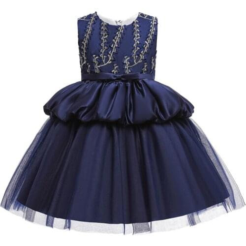 3-10 Years Christening Gown Dress For Girls Layered Gown Kids Dresses Children Costumes Wedding Dress Girl Princess Dress