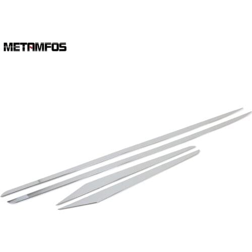 For Toyota Prius Hatchback 2019 2020 Chrome Side Door Strip Body Skirt Molding Trim Sticker Exterior Accessories Car Styling