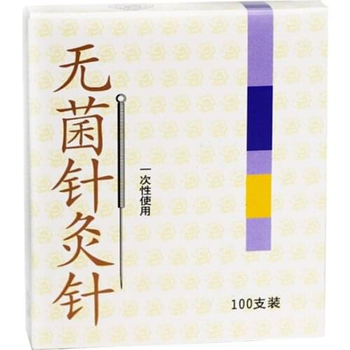 3 boxes 100 pieces yunlong sterile acupuncture needle Disposable needles individually wrapped 0.18/20/25/30/0.40mm