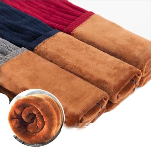 Grils Leggings 2021 Winter Warm Leggings Pants For Kids Leggings For Girls Elastic Waist Cotton Girl Thick Trousers Pants