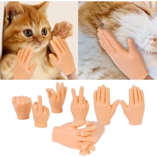 Set of Rubber Finger Hands for Finger Hands Mini Puppets Small Hand Model Toys