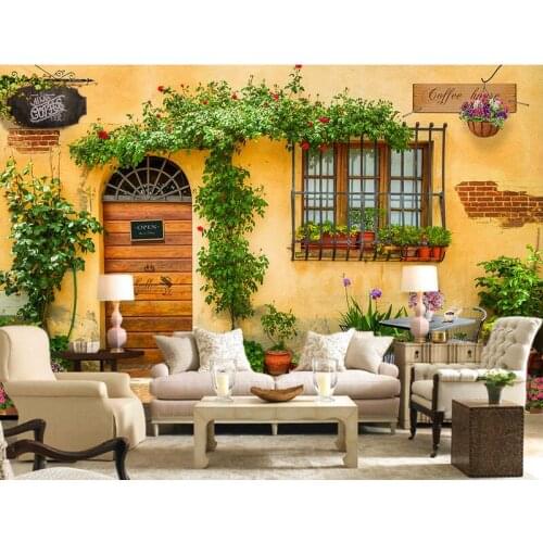 3d room wallpaper custom mural non-woven picture 3 d Europe type cafe Landscape decoration painting photo wallpaper for walls 3d