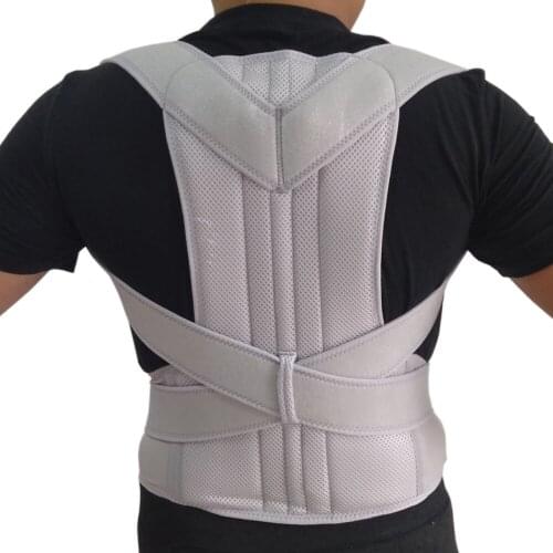 Neoprene Steel Plate Magnetic Correcting Kyphosis Belt Orthopedic Posture Corrector Brace Lower Back Spine Shoulder Support Belt