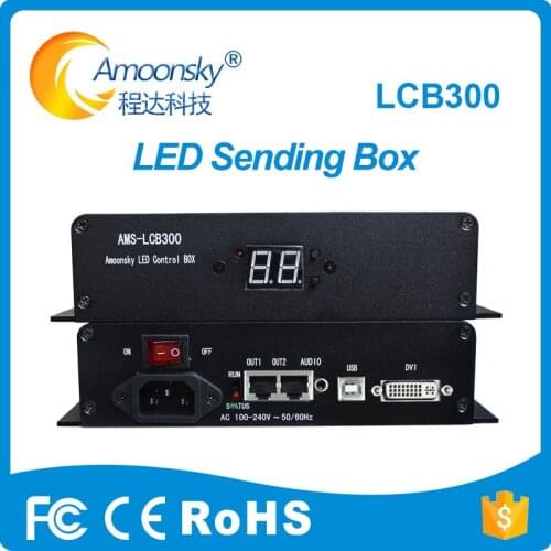 Sending card box with linsn led sending card 802 for customized size screen dimension any pixels outdoor led screen