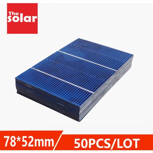 Solar Cell 19 22 39 52 78 125 156 mm Solar Panel 5V 6V 12V DIY Battery Phone Charger Bluetooth speaker Powerbank Digital camera
