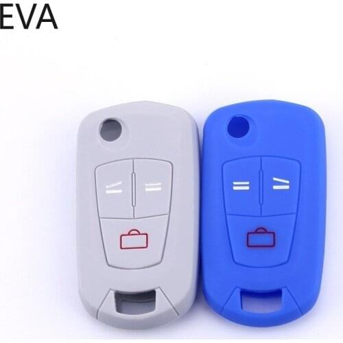 Silicone Key Cover Case for Opel Astra H Vectra C Signum Vectrze C Corsa D Zafira B Valeo Car Key Case Holder Keychain