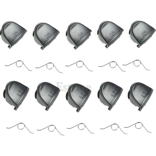 5 Pairs L2 R2 Trigger Replacement Parts Buttons For PlayStation 4 PS4 Controller