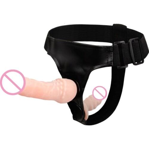 Strapon Double Dildos Realistic Pants For Lesbian Gay Sex Toys Strap on Dildos Panties For Woman Men Couples eroticos Sex Shop