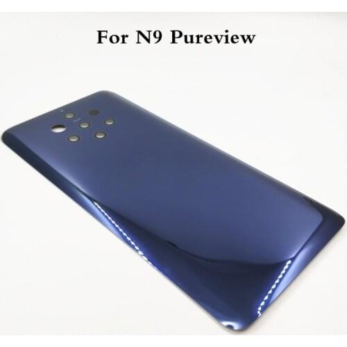 Repair parts New Rear Housing For Nokia 9 Pureview Glass Battery Cover Back Case Door