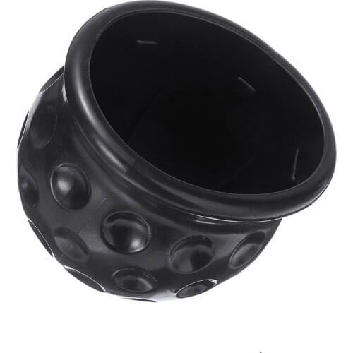 1pcs 50mm Black Tow Bar Ball Cover Cap Trailer Ball Cover Hitch Trailer Towball Protect Universal Car Accessories