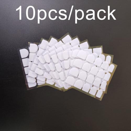 10 Sheets/Lot Thin Super Sticky Nail Adhesives For Press On False Nail Tips 5 Sizes, 20 Pieces/Sheets