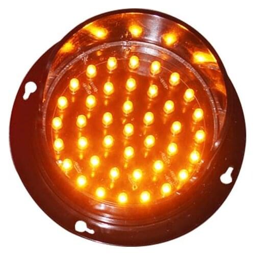 DC12V customized 100mm yellow signal light high brightness traffic replacement LED arrow board parts