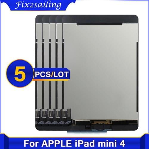 5PCS Test LCD Display For Apple iPad Mini 4 Touch Screen Panel Assembly Replacement For iPad mini 4 A1538 A1550 LCD Digitizer