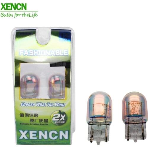 XENCN W21W T20 12V 21W Car Signal Lights 1881 Auto Wedge Bulbs Brake Light Packing Rear Front indicator fog light