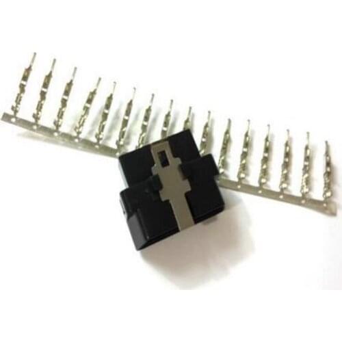 FREE SHIPPING OBD male connector, OBD assembly type male connector, OBD2 car connector with 16 terminals obd plug for Car