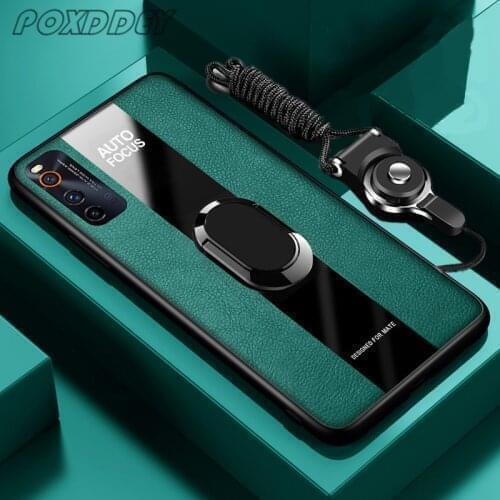 Business Lanyard Magnetic Holder Phone Case For XIAOMI Poco F3 X3 GT M2 M3 F2 Pro Protective Cover Cases