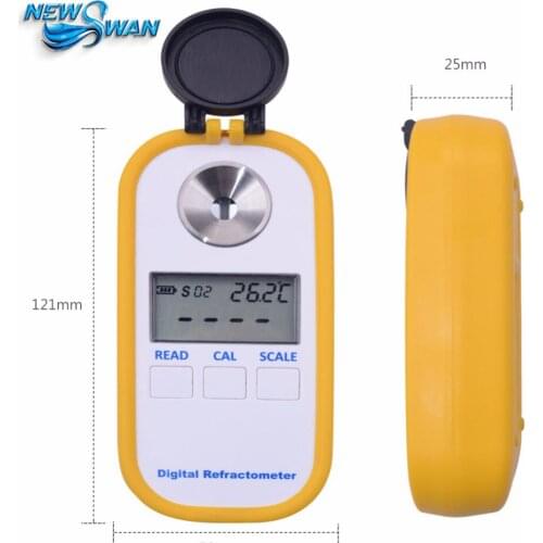 Digital Coffee Concentration Refractometer Coffee Sugar Brix Meter Saccharometer Electric Analyzer Detector Brix 0-30% TDS 0-25