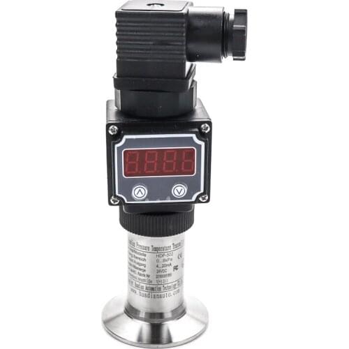 0-10v flush membrane pressure sensor measures dirty water sewage and anti-blocking pressure transmitter