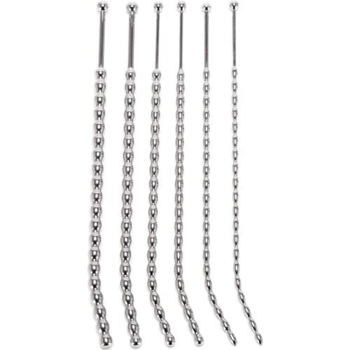 Stainless steel long size Dia 5/6/7/8/9/10 mm male urethral penis plug dilator ejaculation delay sex toy man