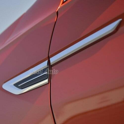 ForVW Tiguan MK2 2017-2019 ABS Car Side Wing Fender Emblem Badge Stickers Car modification Car accessories