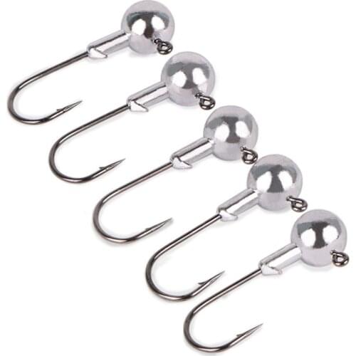 1g 2g 3g 4g 5g 10g 20g 22g 25g 28g crank Jig head hook fishing hook lead head Jig lure hard bait soft worm jig hook for fishing