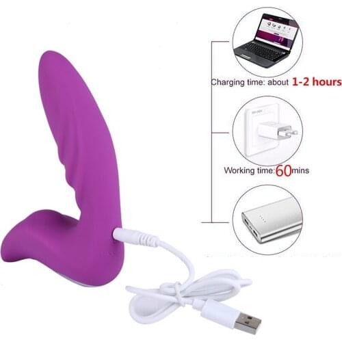 Erotic 10 Speed Mute Magic Wand Wireless Remote Control Anal Vibrator Silicone Prostate Massager Adult Anal Toy For Men