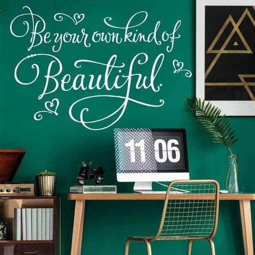 Artistic quotes Wall Stickers Self Adhesive Art Wallpaper For Childrens Room Pvc Wall Decals