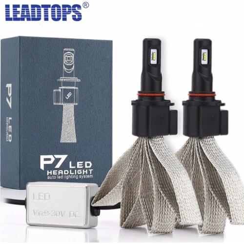 LEADTOPS 2PCS Car Headlights H7 LED H4 H13 880 LED H8/H11 HB3/9005 HB4/9006 9007 60W 9600LM Auto Fo Bulb Automobile lamp DB